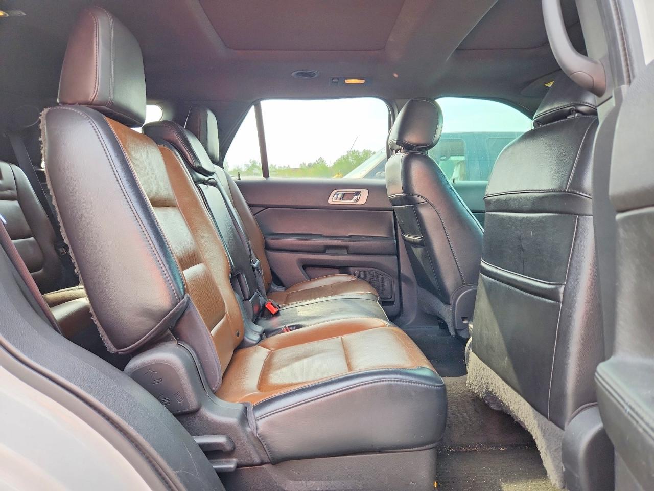 2011 Ford Explorer Limited White vin: 1FMHK8F89BGA32329