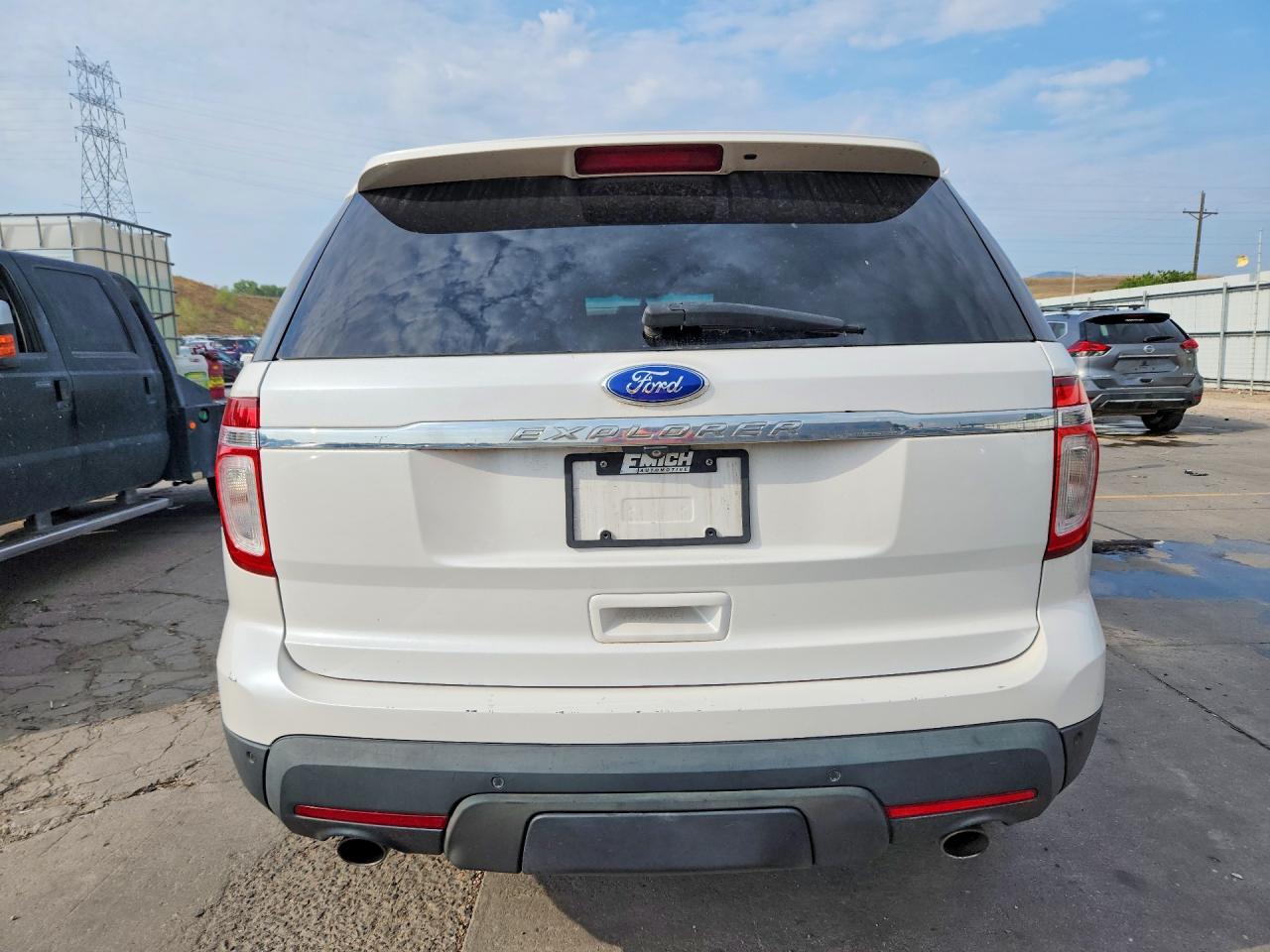 2011 Ford Explorer Limited White vin: 1FMHK8F89BGA32329