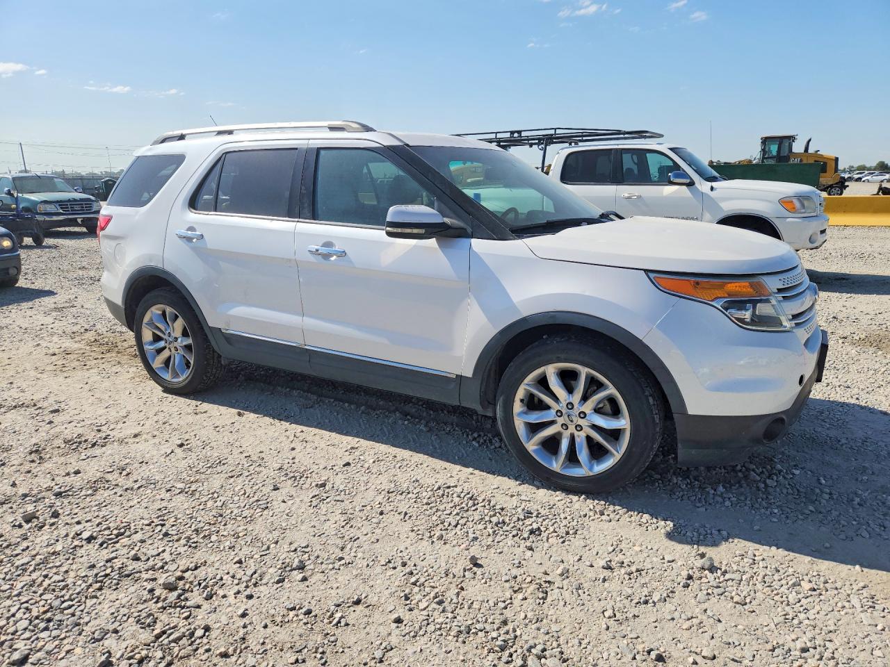 2011 Ford Explorer Limited White vin: 1FMHK8F89BGA86732