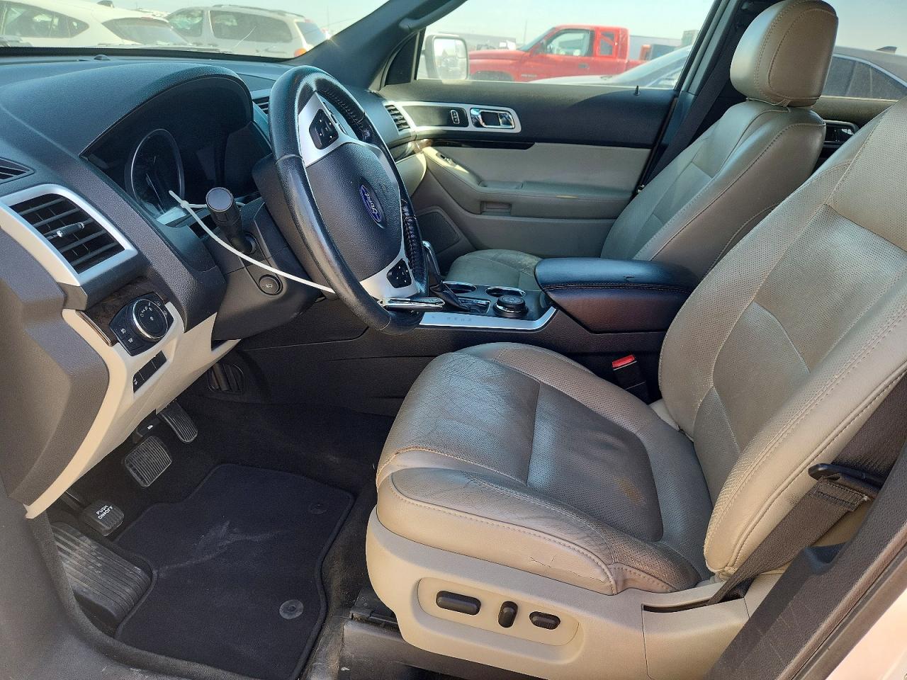 2011 Ford Explorer Limited White vin: 1FMHK8F89BGA86732