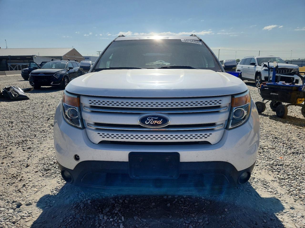 2011 Ford Explorer Limited White vin: 1FMHK8F89BGA86732