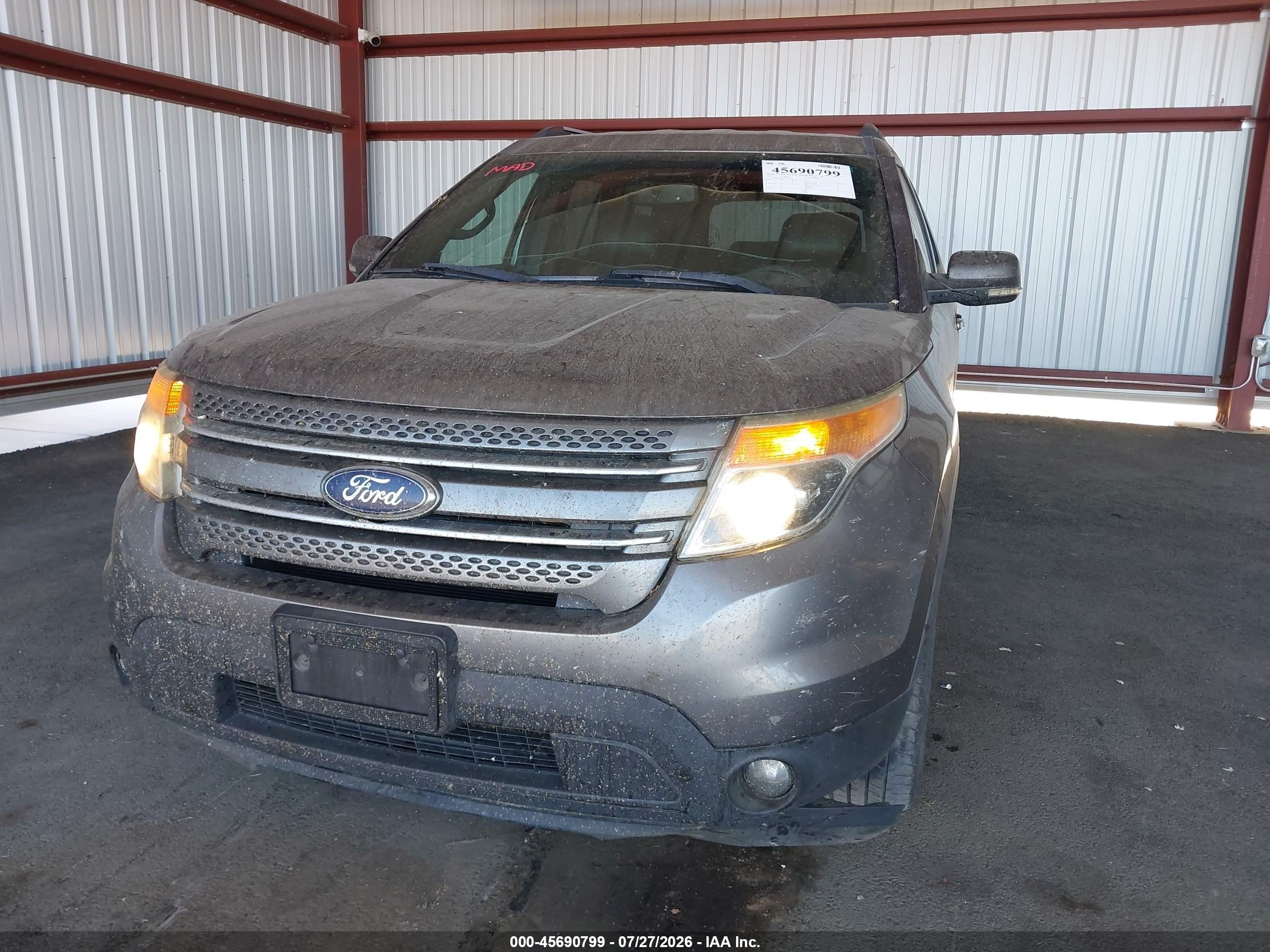 2011 Ford Explorer Limited Gray vin: 1FMHK8F89BGA93728