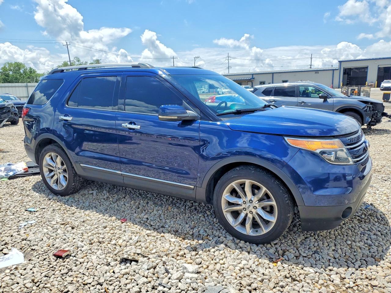 2012 Ford Explorer Limited Синий vin: 1FMHK8F89CGA15936