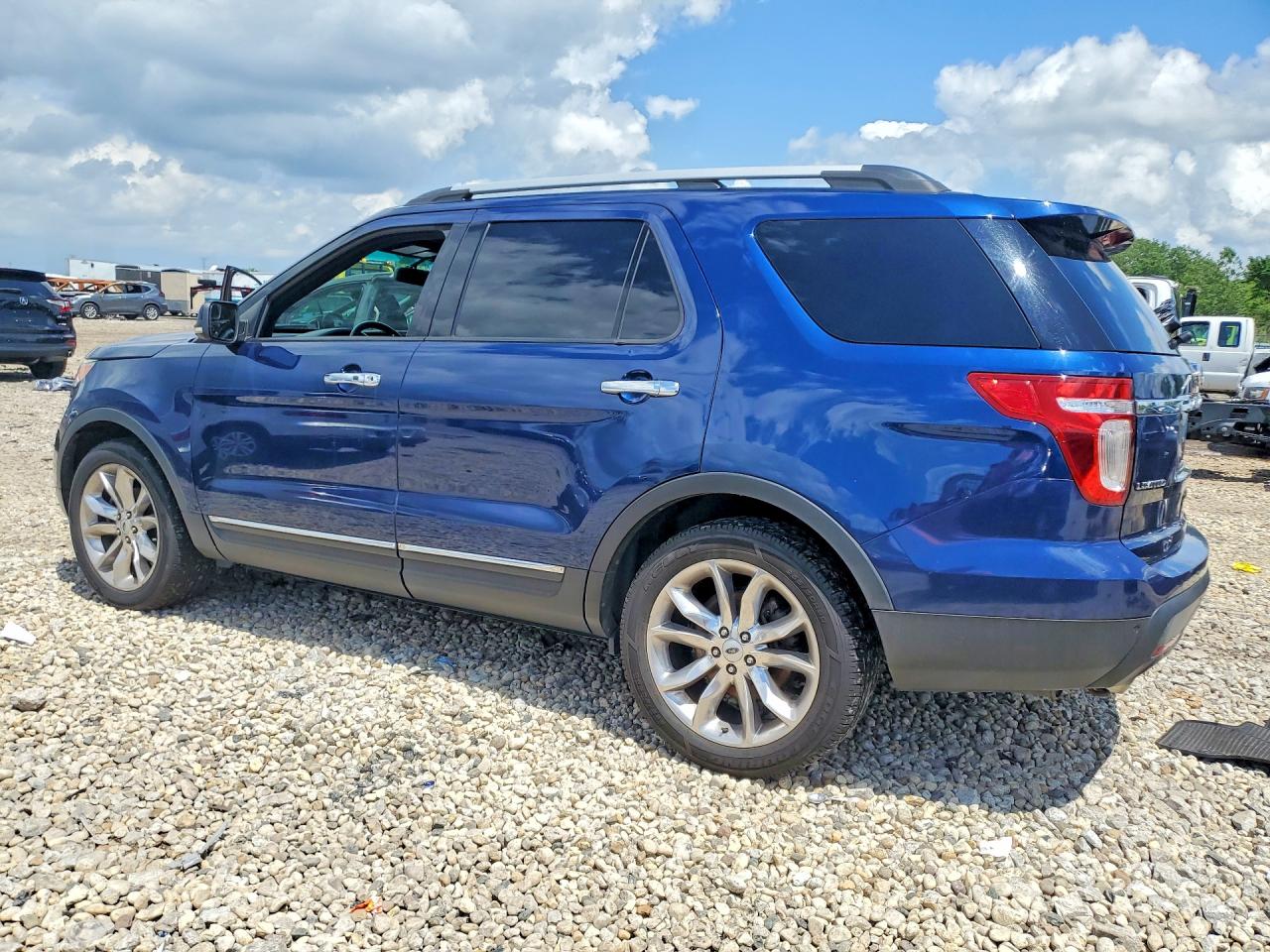 2012 Ford Explorer Limited Синий vin: 1FMHK8F89CGA15936