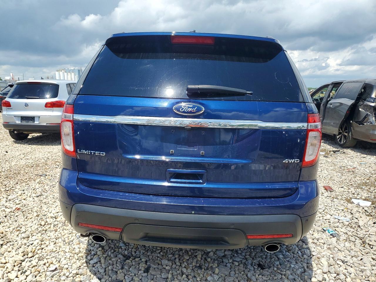 2012 Ford Explorer Limited Синий vin: 1FMHK8F89CGA15936