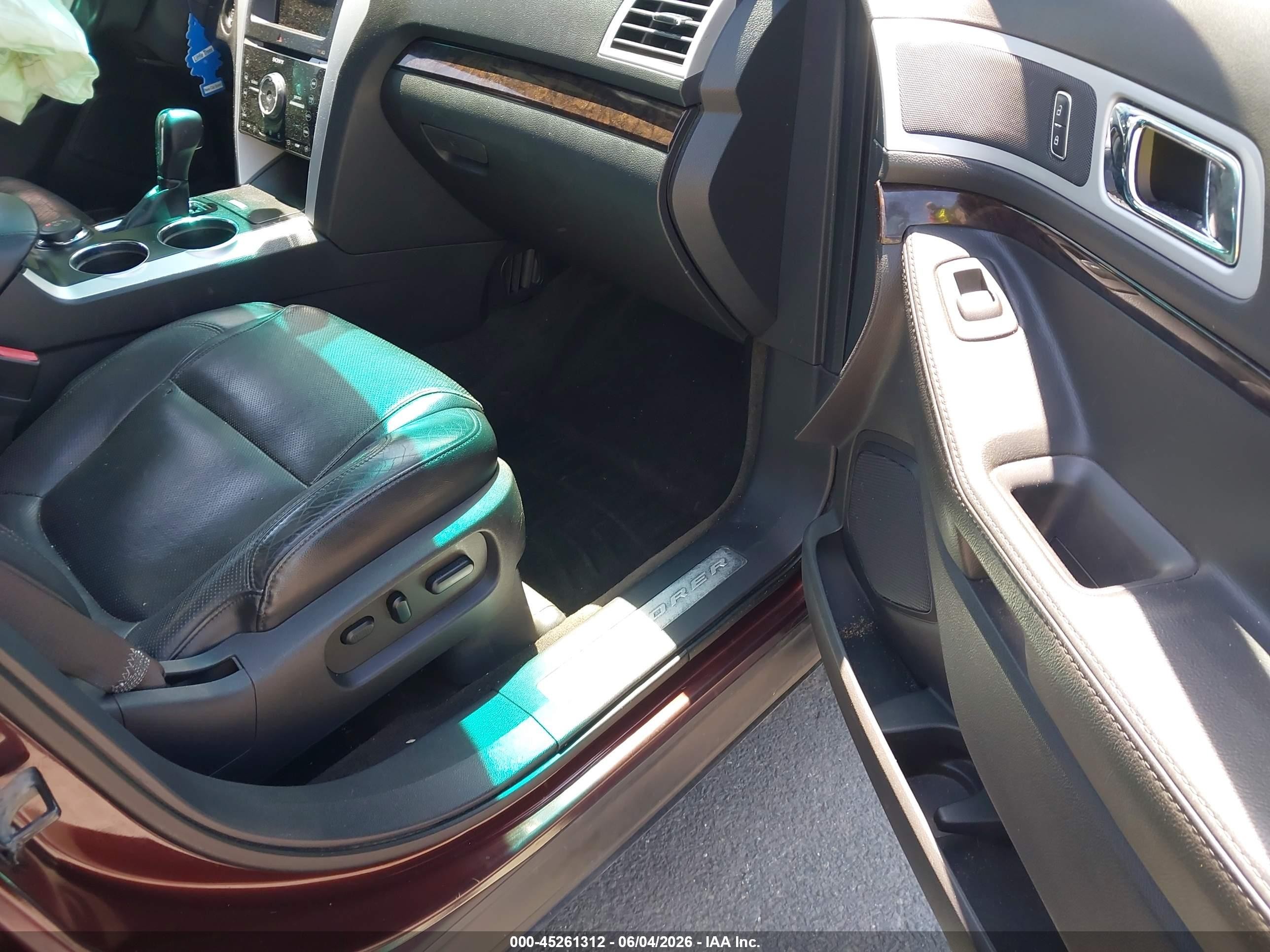 2012 Ford Explorer Limited Burgundy vin: 1FMHK8F89CGA42487