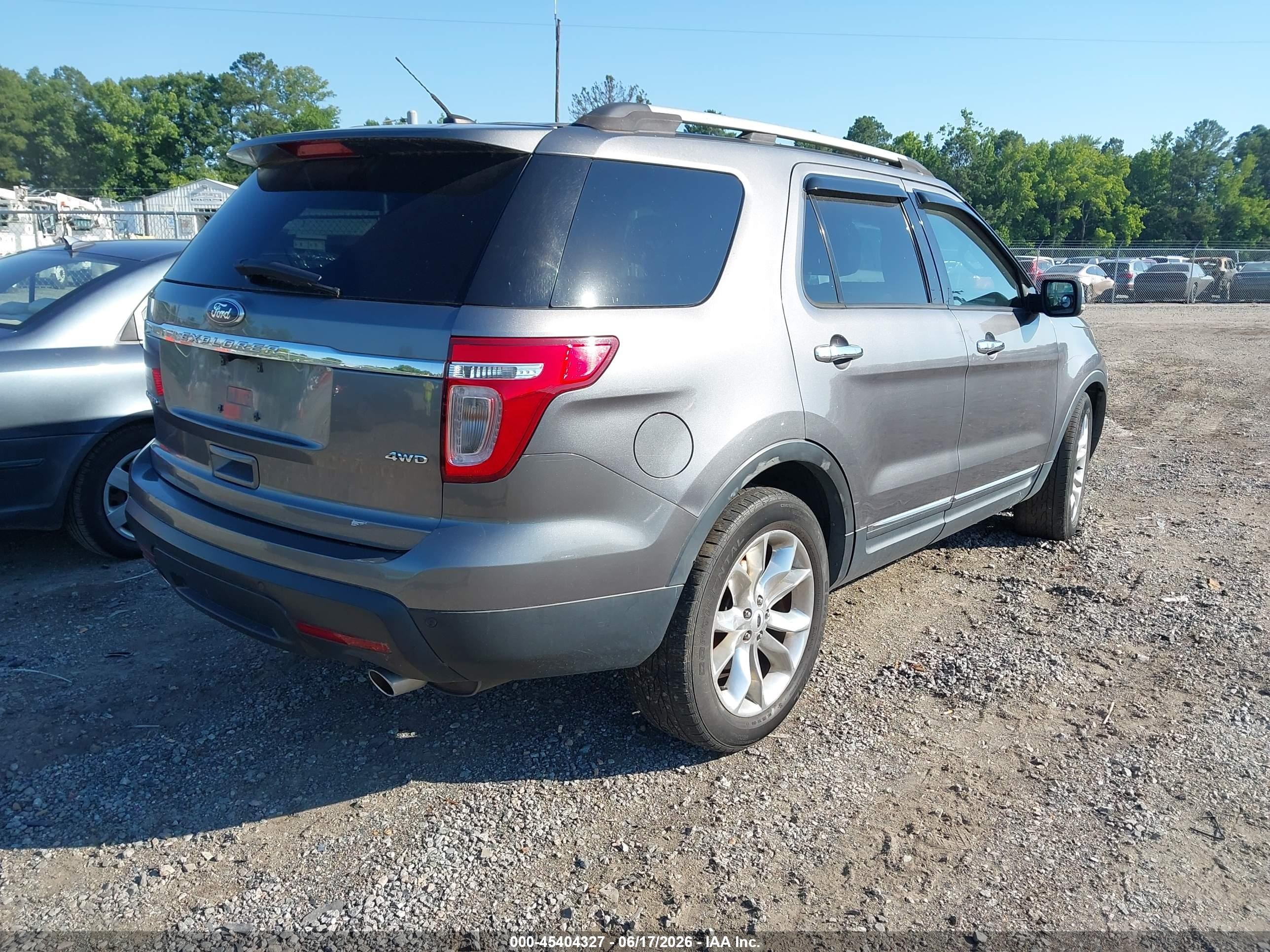 2012 Ford Explorer Limited Серый vin: 1FMHK8F89CGA58866