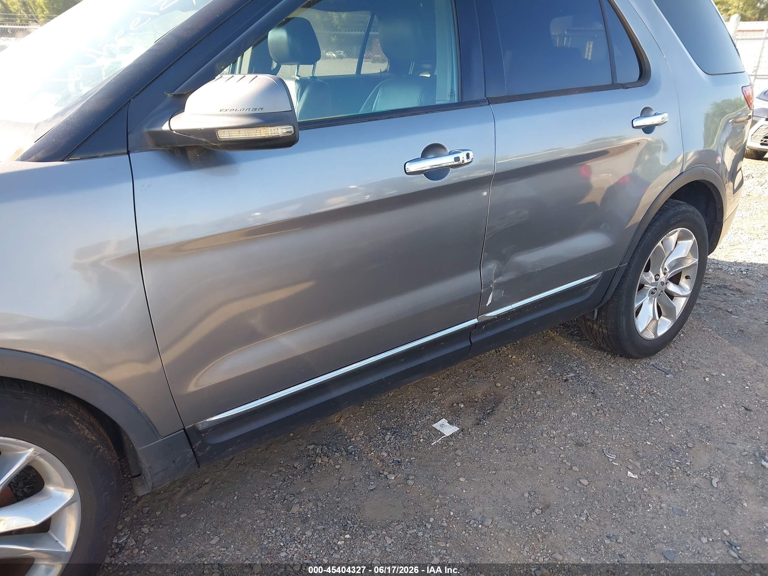 2012 Ford Explorer Limited Серый vin: 1FMHK8F89CGA58866