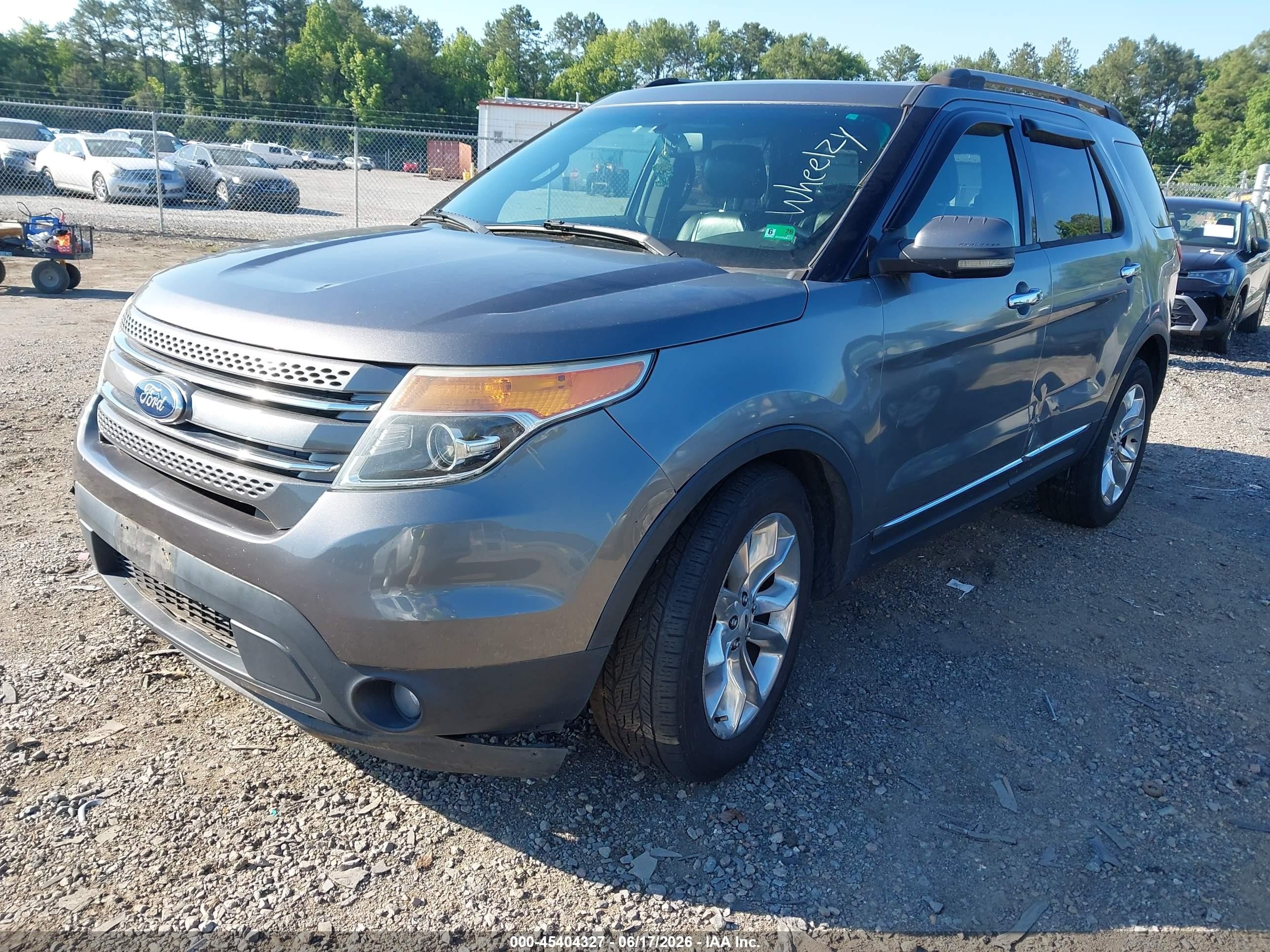 2012 Ford Explorer Limited Серый vin: 1FMHK8F89CGA58866