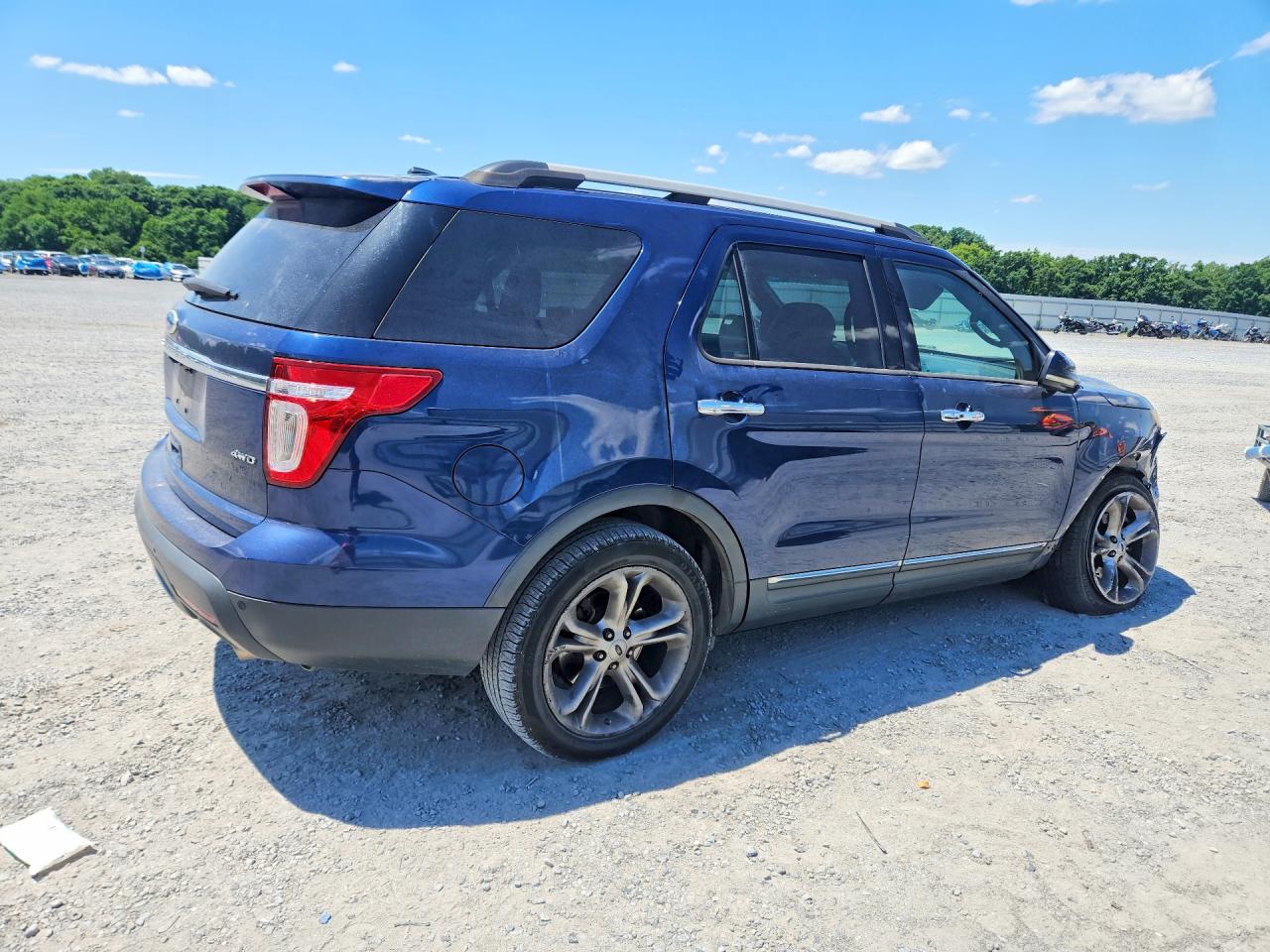2012 Ford Explorer Limited Blue vin: 1FMHK8F89CGA66580