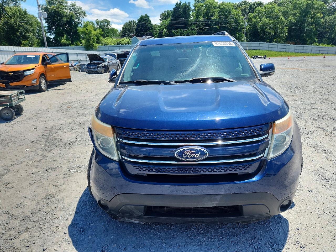 2012 Ford Explorer Limited Blue vin: 1FMHK8F89CGA66580