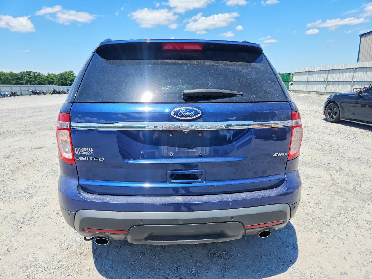 2012 Ford Explorer Limited Blue vin: 1FMHK8F89CGA66580