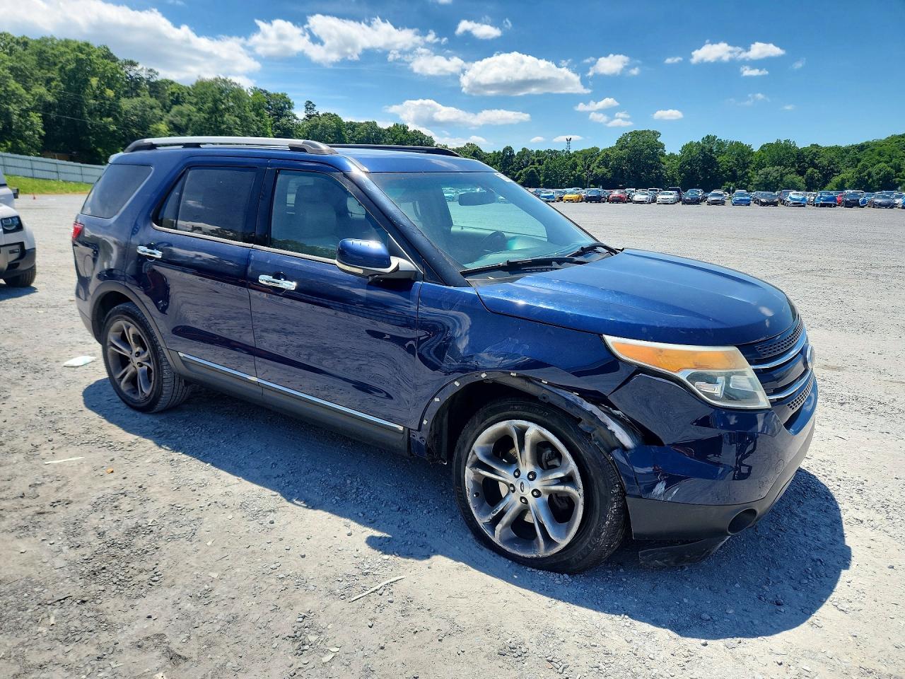 2012 Ford Explorer Limited Blue vin: 1FMHK8F89CGA66580