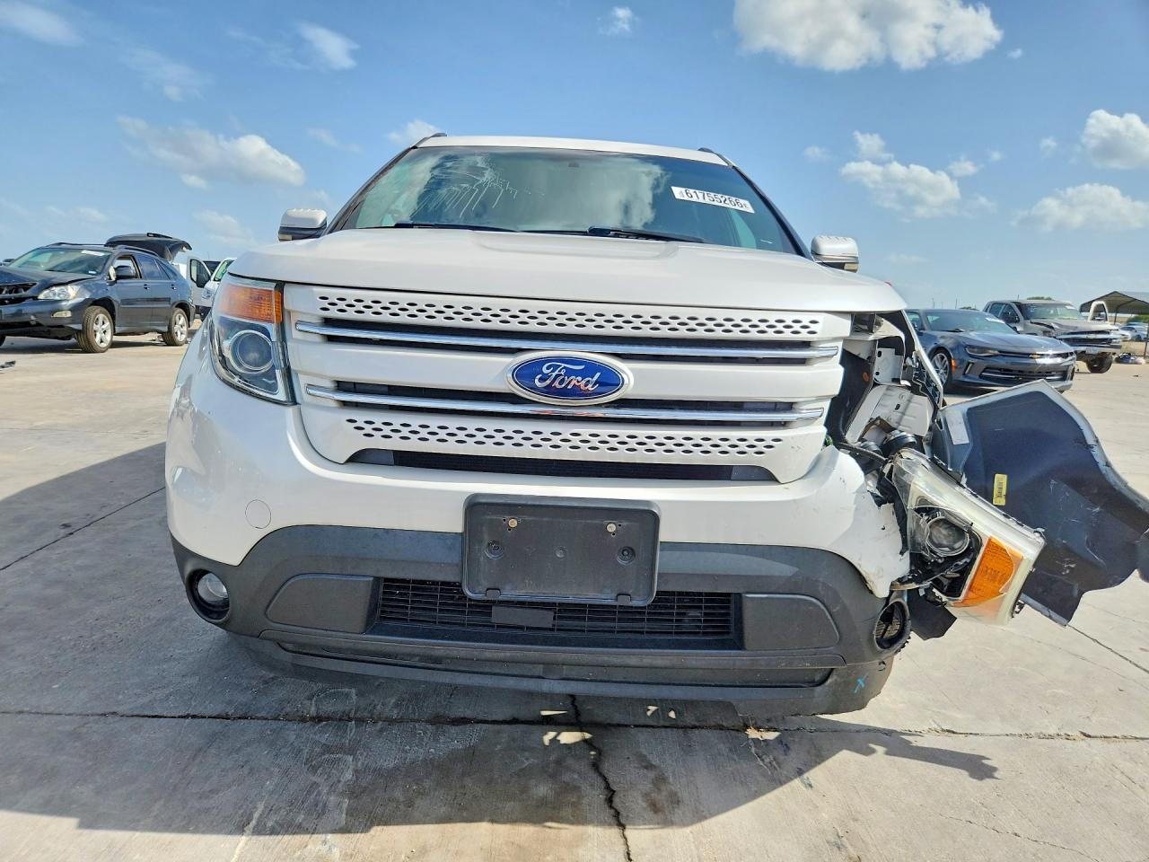 2012 Ford Explorer Limited White vin: 1FMHK8F89CGA66790