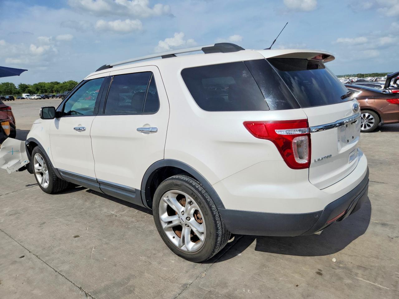 2012 Ford Explorer Limited White vin: 1FMHK8F89CGA66790