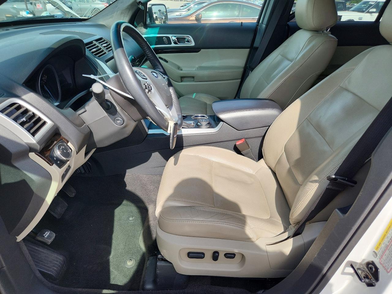 2012 Ford Explorer Limited White vin: 1FMHK8F89CGA66790