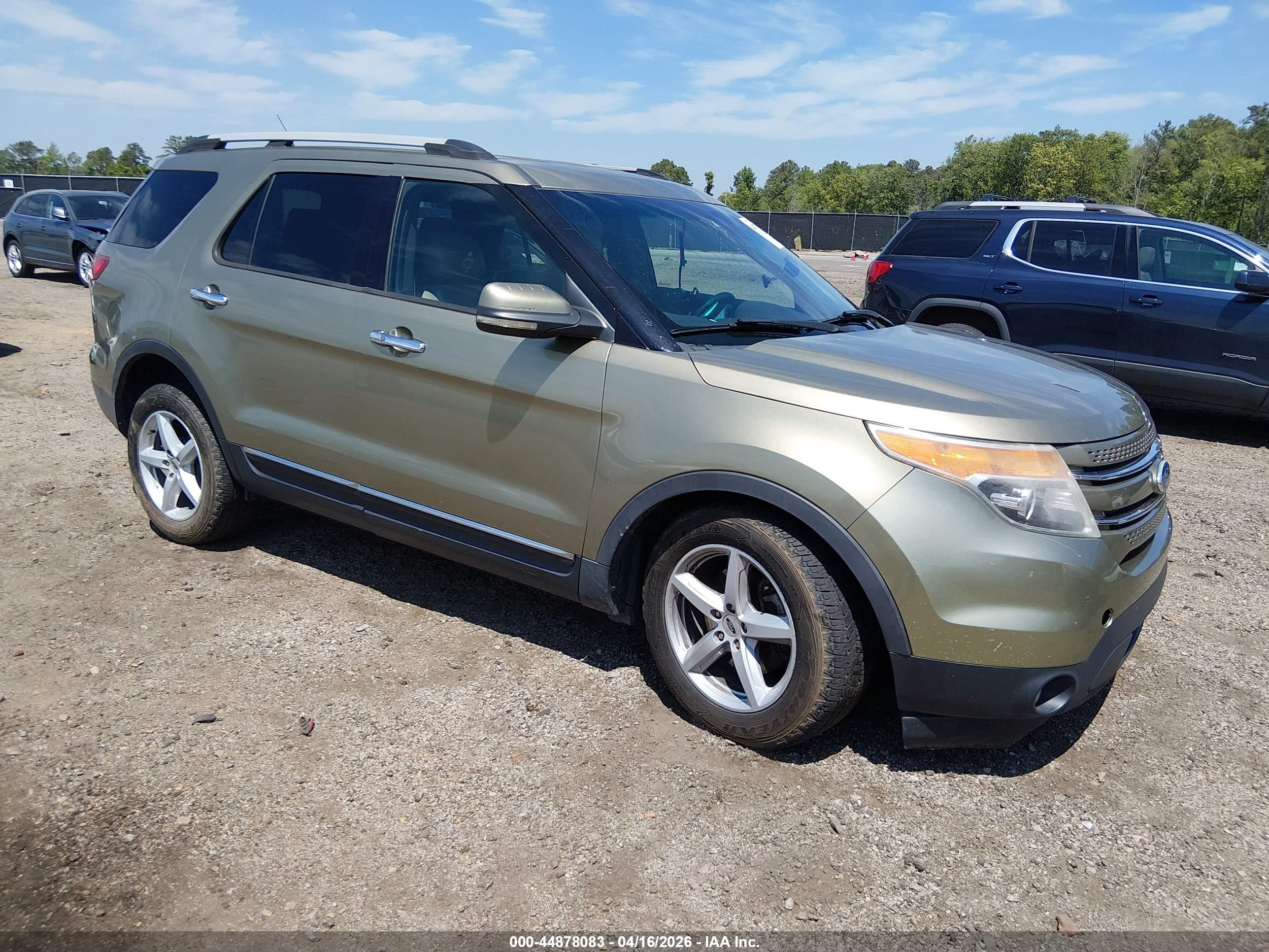 2012 Ford Explorer Limited Green vin: 1FMHK8F89CGA90703