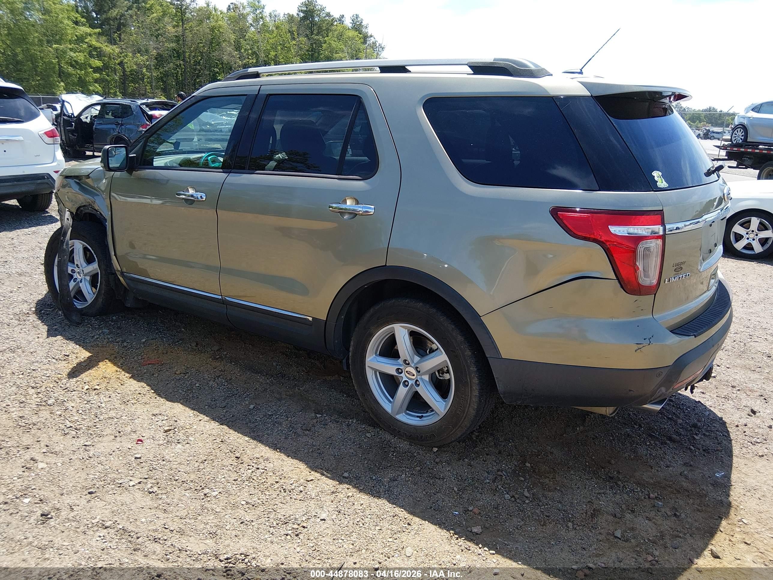 2012 Ford Explorer Limited Green vin: 1FMHK8F89CGA90703