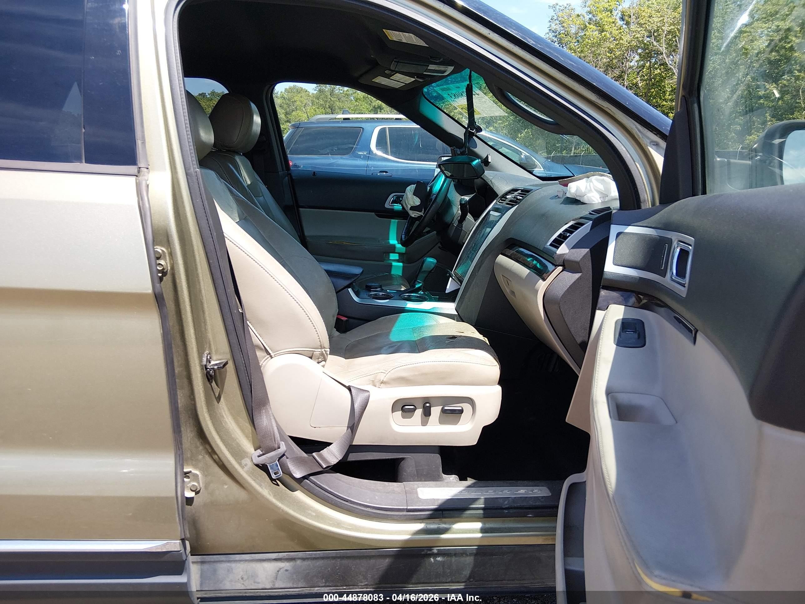 2012 Ford Explorer Limited Green vin: 1FMHK8F89CGA90703