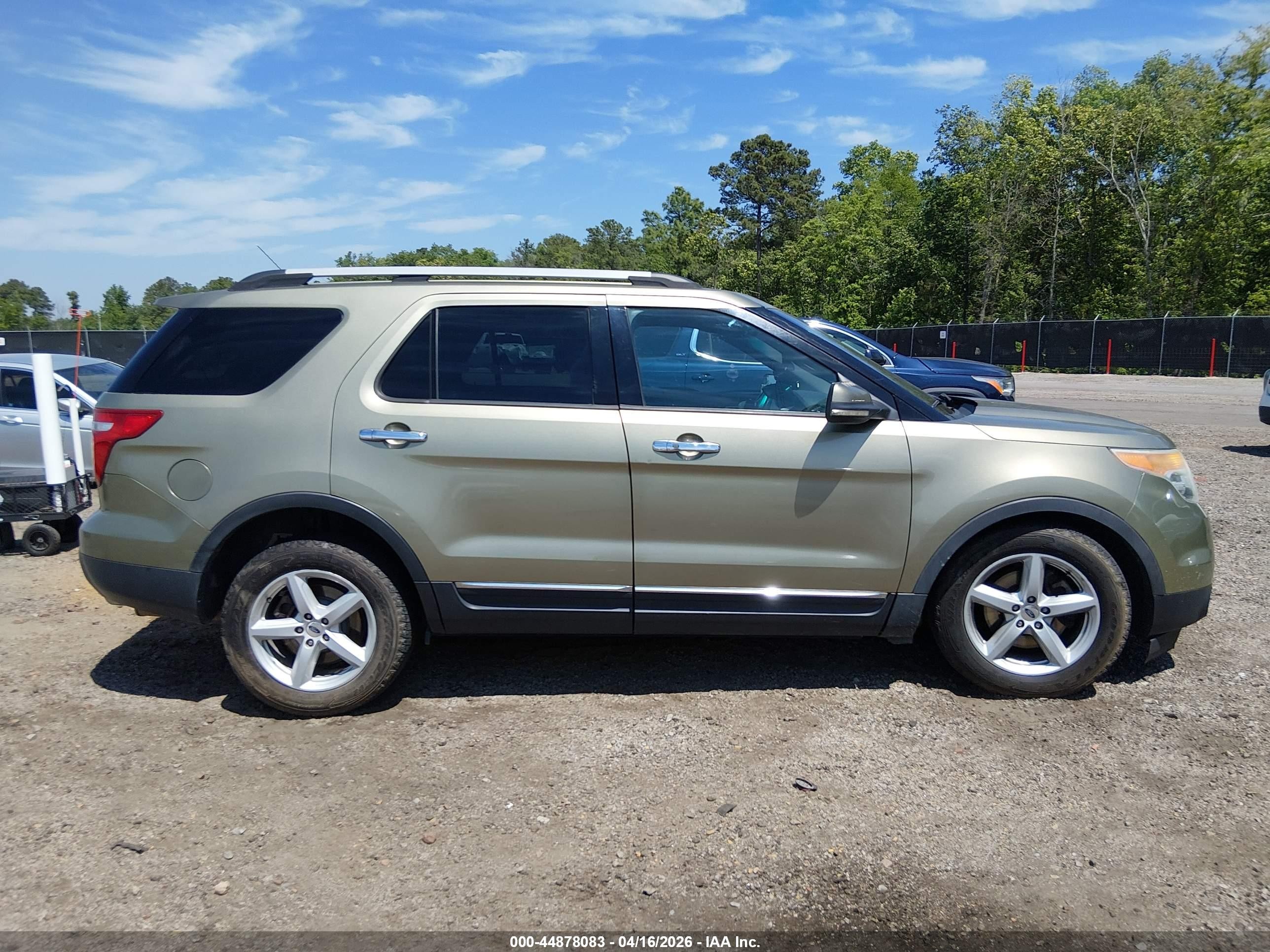 2012 Ford Explorer Limited Green vin: 1FMHK8F89CGA90703