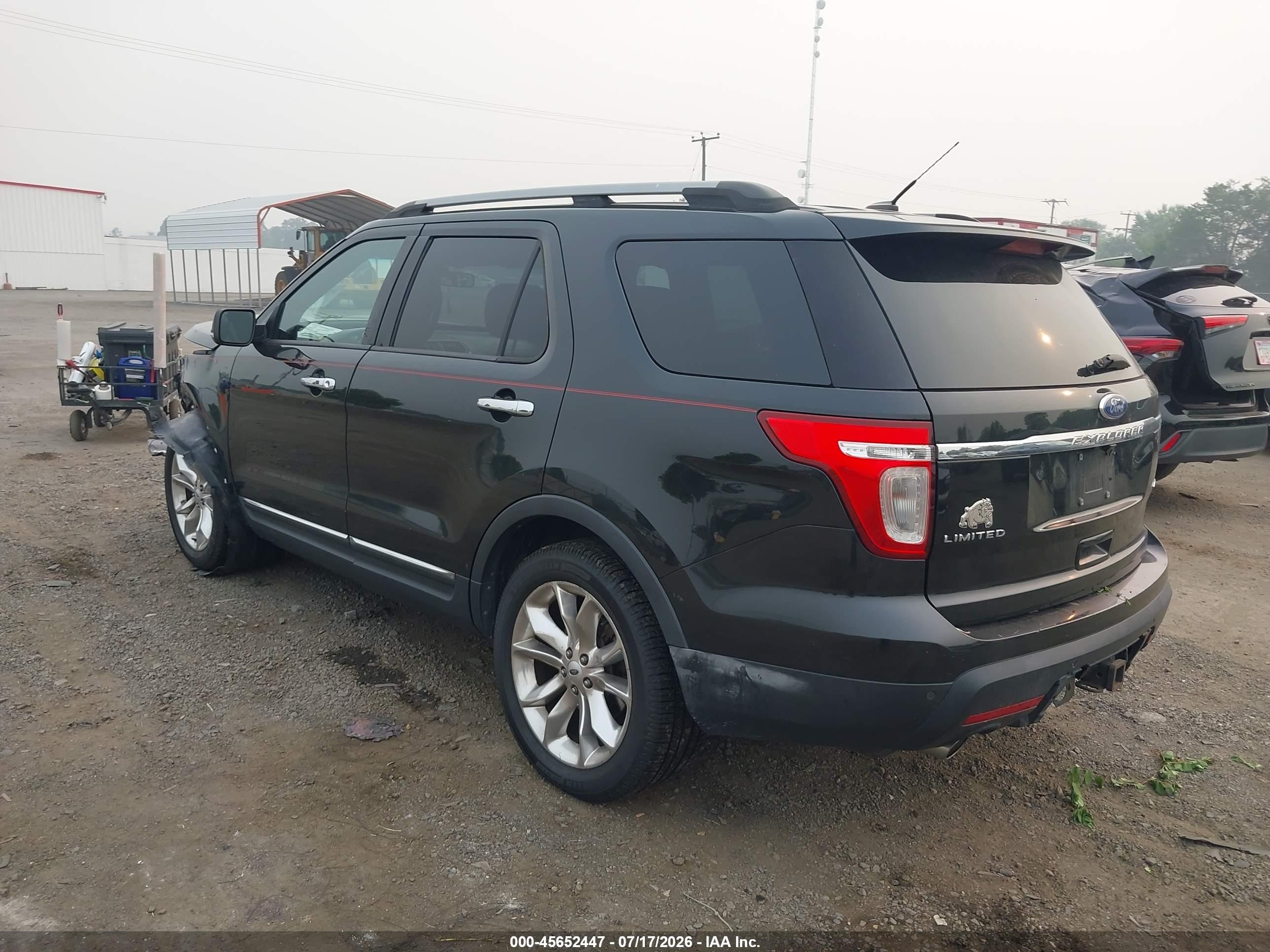 2011 Ford Explorer Limited Black vin: 1FMHK8F8XBGA40620