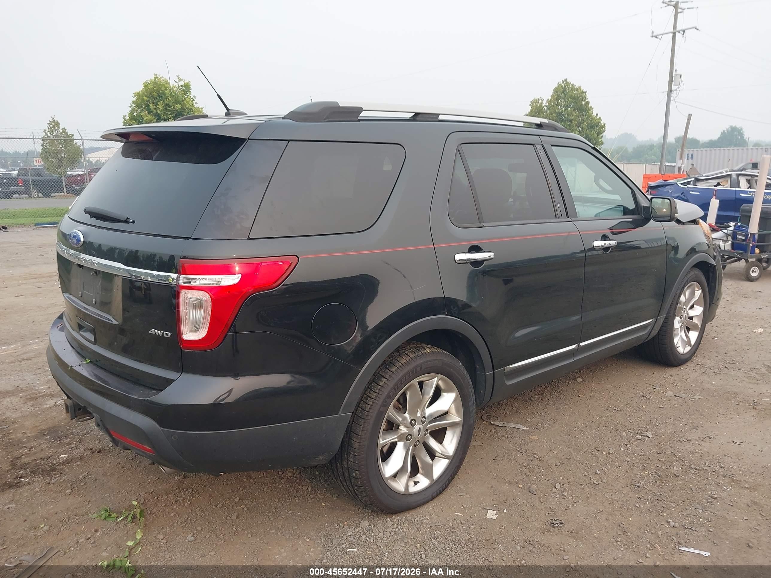 2011 Ford Explorer Limited Black vin: 1FMHK8F8XBGA40620
