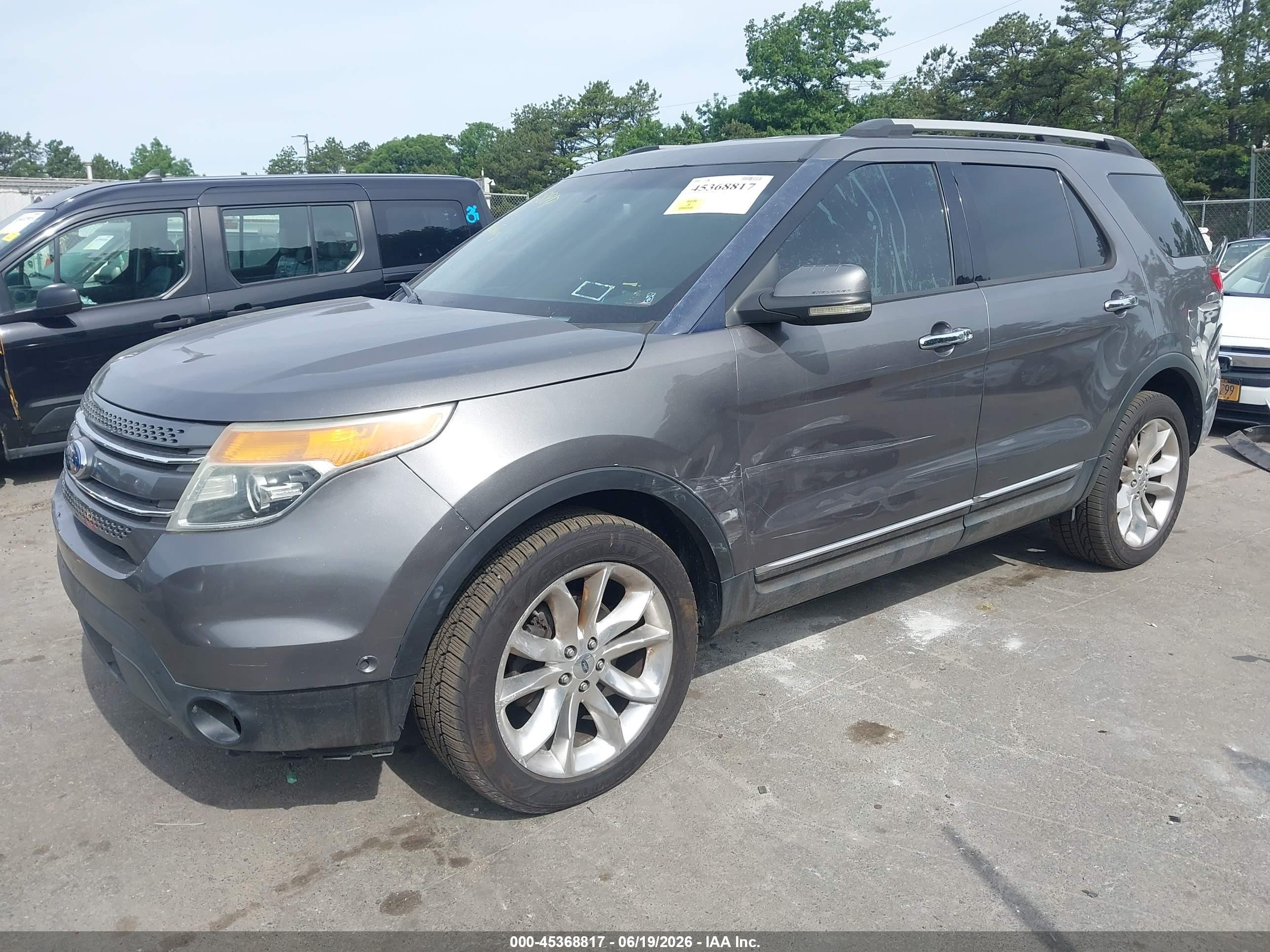 2011 Ford Explorer Limited Серый vin: 1FMHK8F8XBGA44764