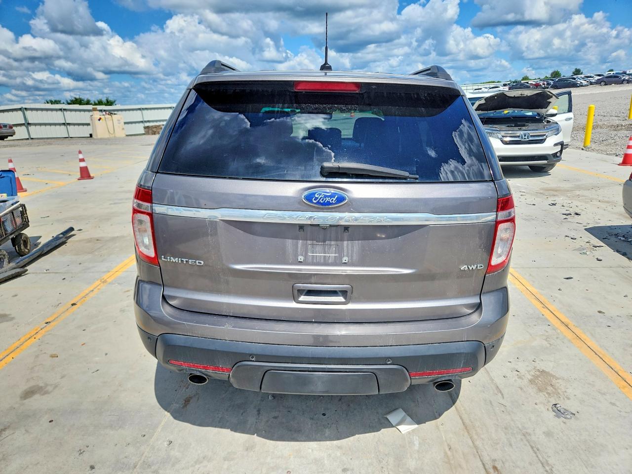 2011 Ford Explorer Limited Gray vin: 1FMHK8F8XBGA46059