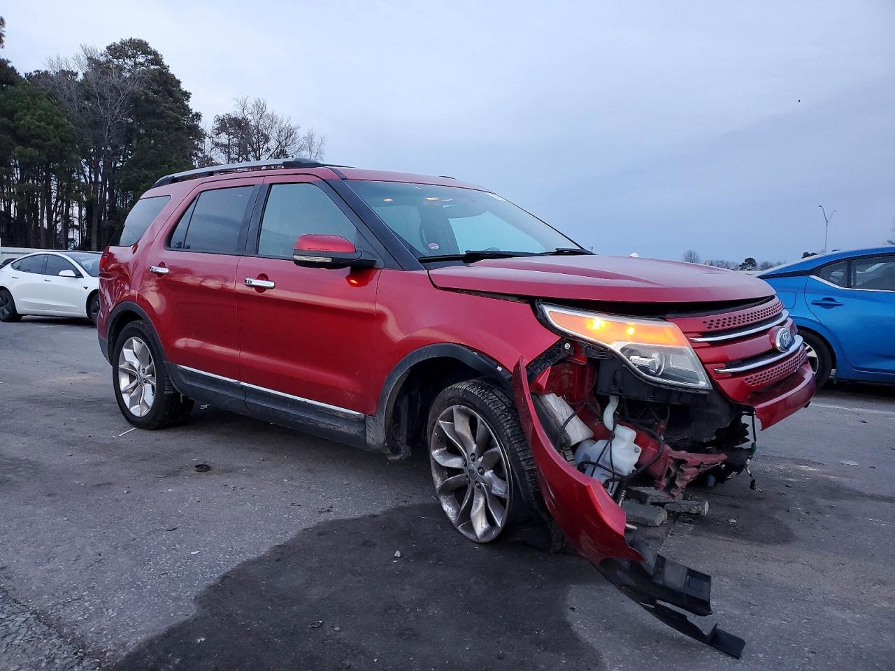 2011 Ford Explorer Limited Red vin: 1FMHK8F8XBGA63301