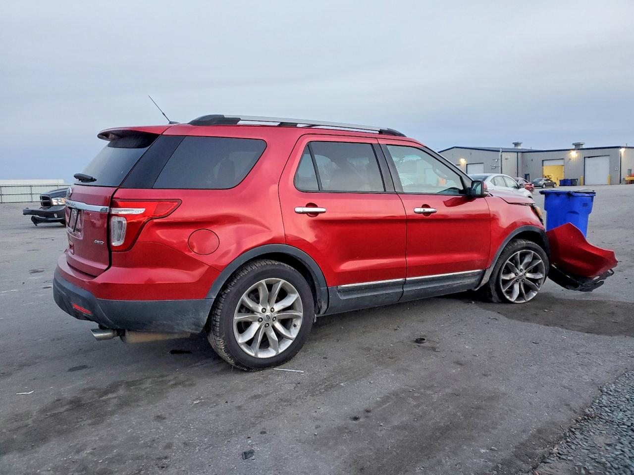 2011 Ford Explorer Limited Red vin: 1FMHK8F8XBGA63301
