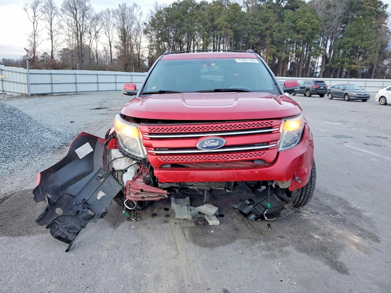 2011 Ford Explorer Limited Red vin: 1FMHK8F8XBGA63301
