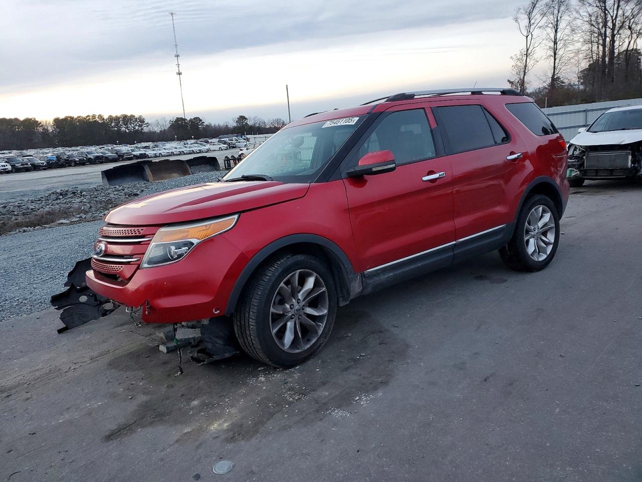 2011 Ford Explorer Limited Red vin: 1FMHK8F8XBGA63301