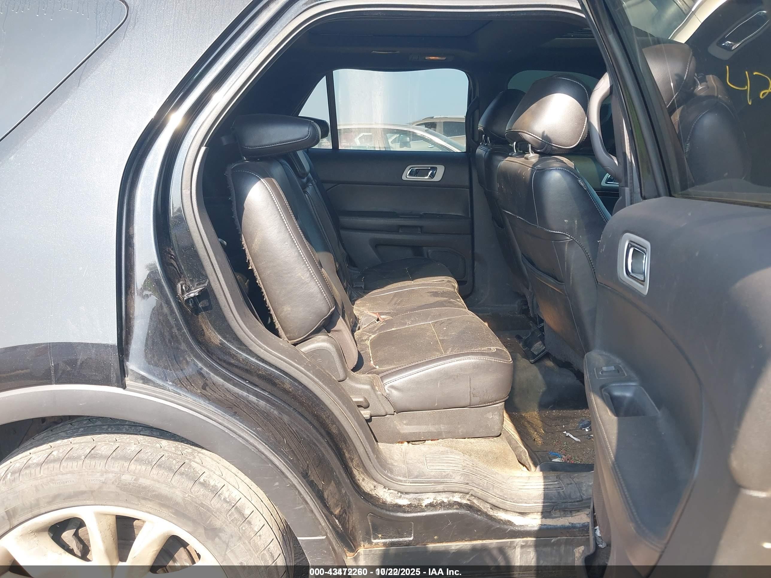2011 Ford Explorer Limited Black vin: 1FMHK8F8XBGA75903