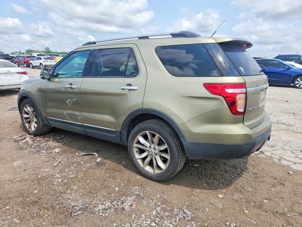 2012 Ford Explorer Limited Green vin: 1FMHK8F8XCGA05030
