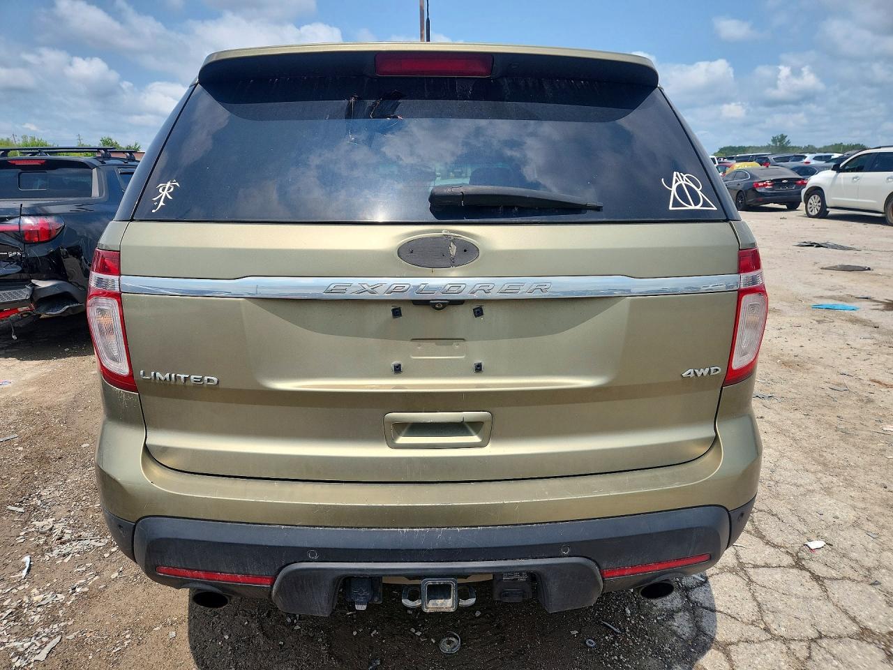 2012 Ford Explorer Limited Green vin: 1FMHK8F8XCGA05030