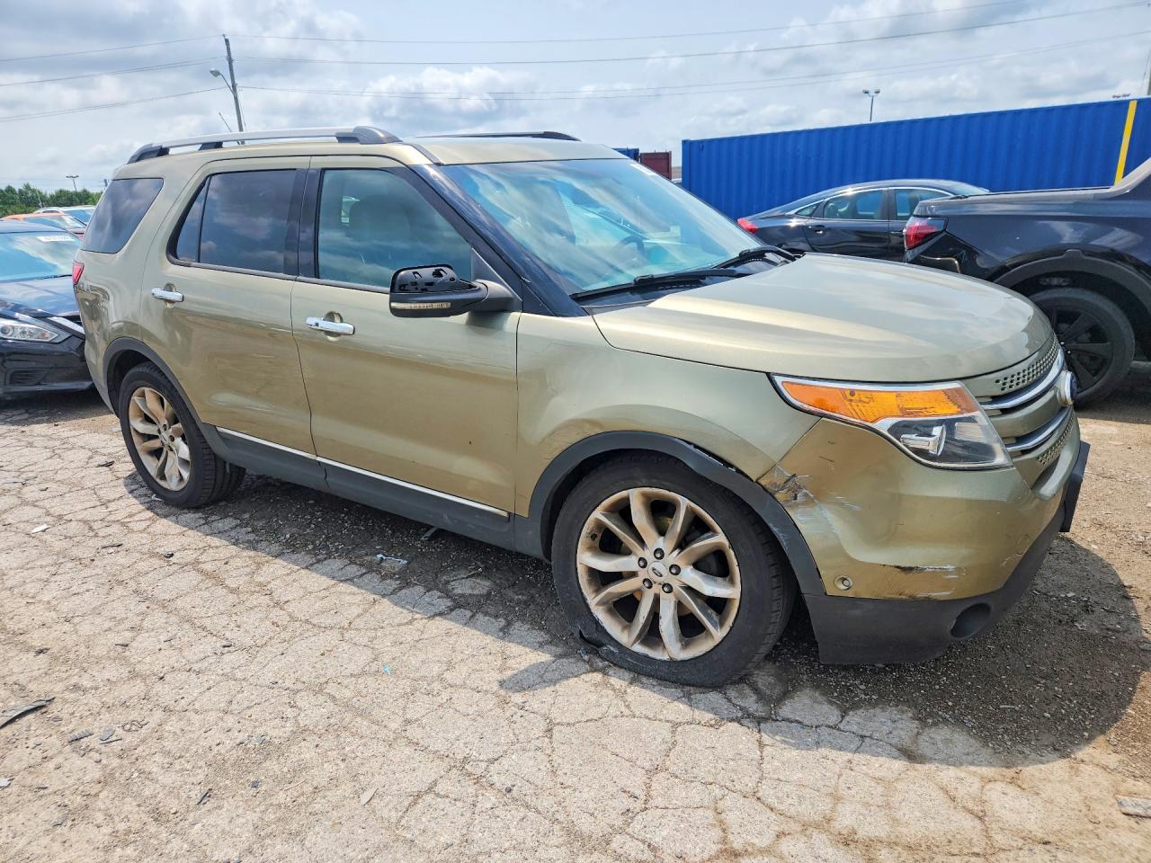 2012 Ford Explorer Limited Green vin: 1FMHK8F8XCGA05030