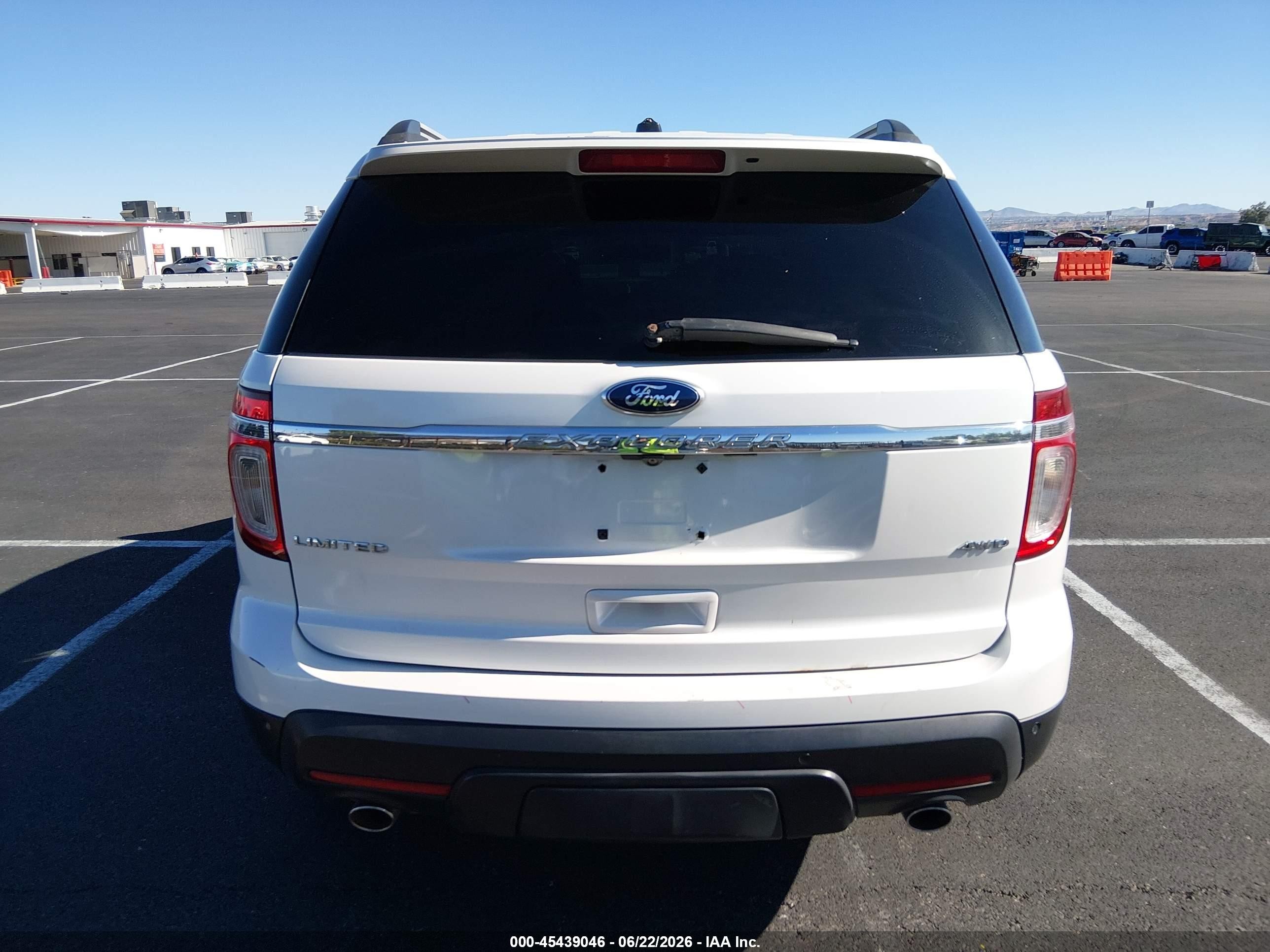 2012 Ford Explorer Limited White vin: 1FMHK8F8XCGA05920