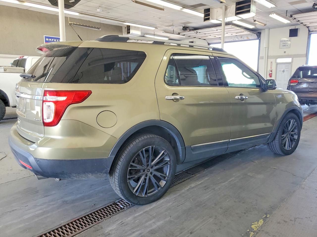 2012 Ford Explorer Limited Green vin: 1FMHK8F8XCGA51702
