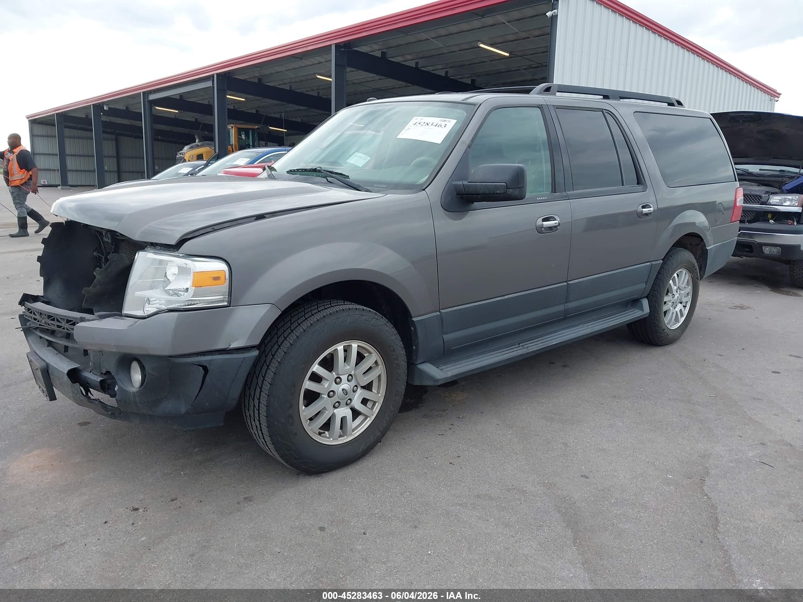 2011 Ford Expedition El Xl Gray vin: 1FMJK1F53BEF46543