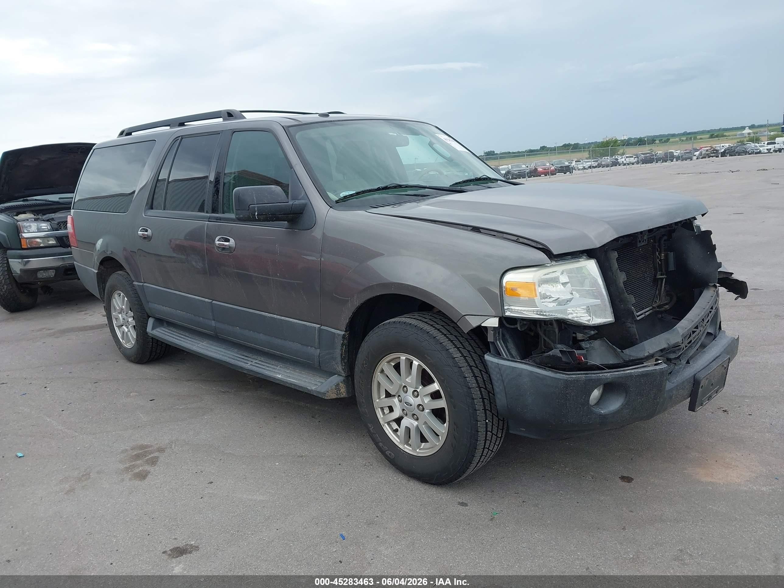 2011 Ford Expedition El Xl Gray vin: 1FMJK1F53BEF46543