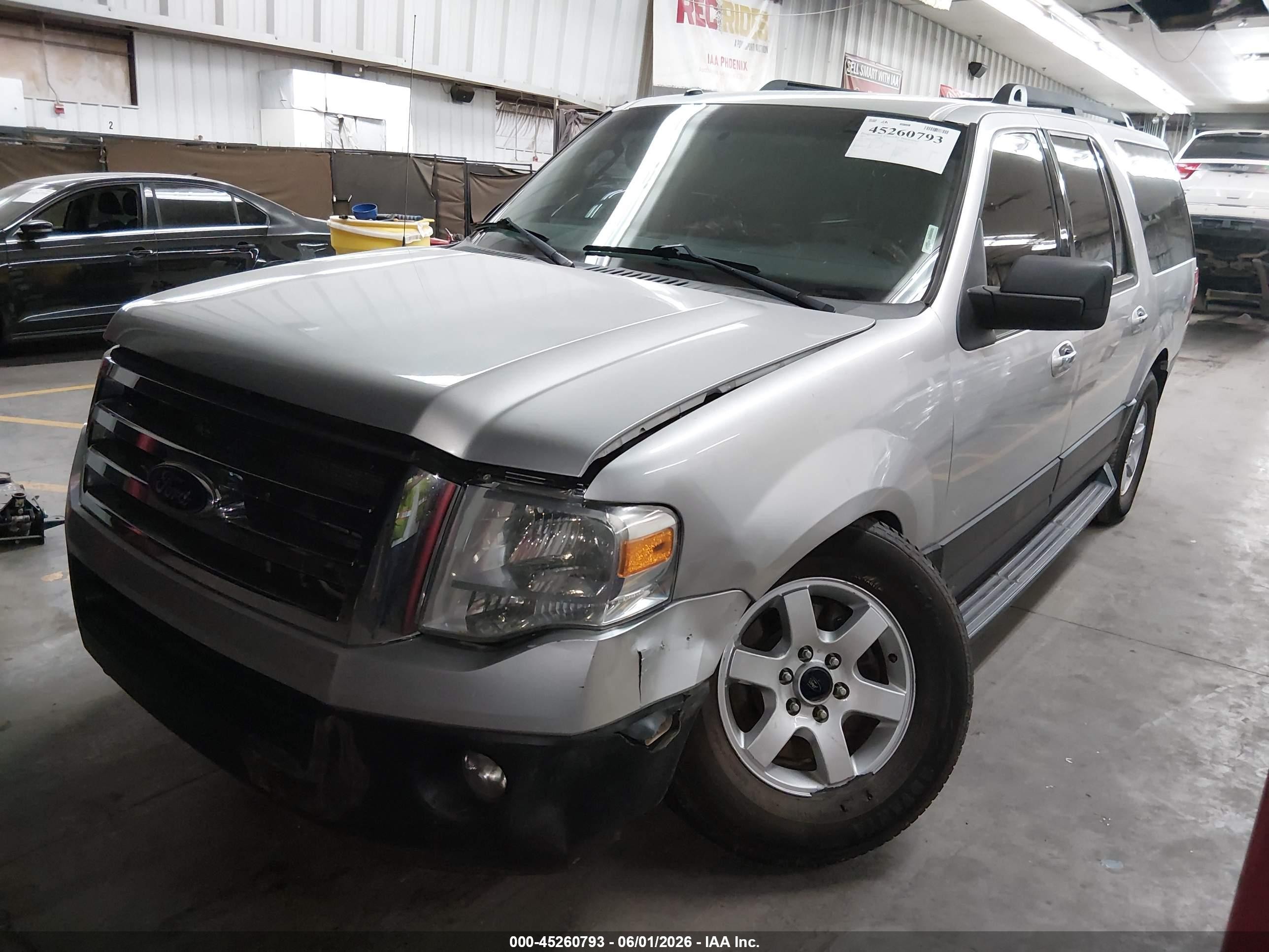 2014 Ford Expedition El Xl Gray vin: 1FMJK1G52EEF59660