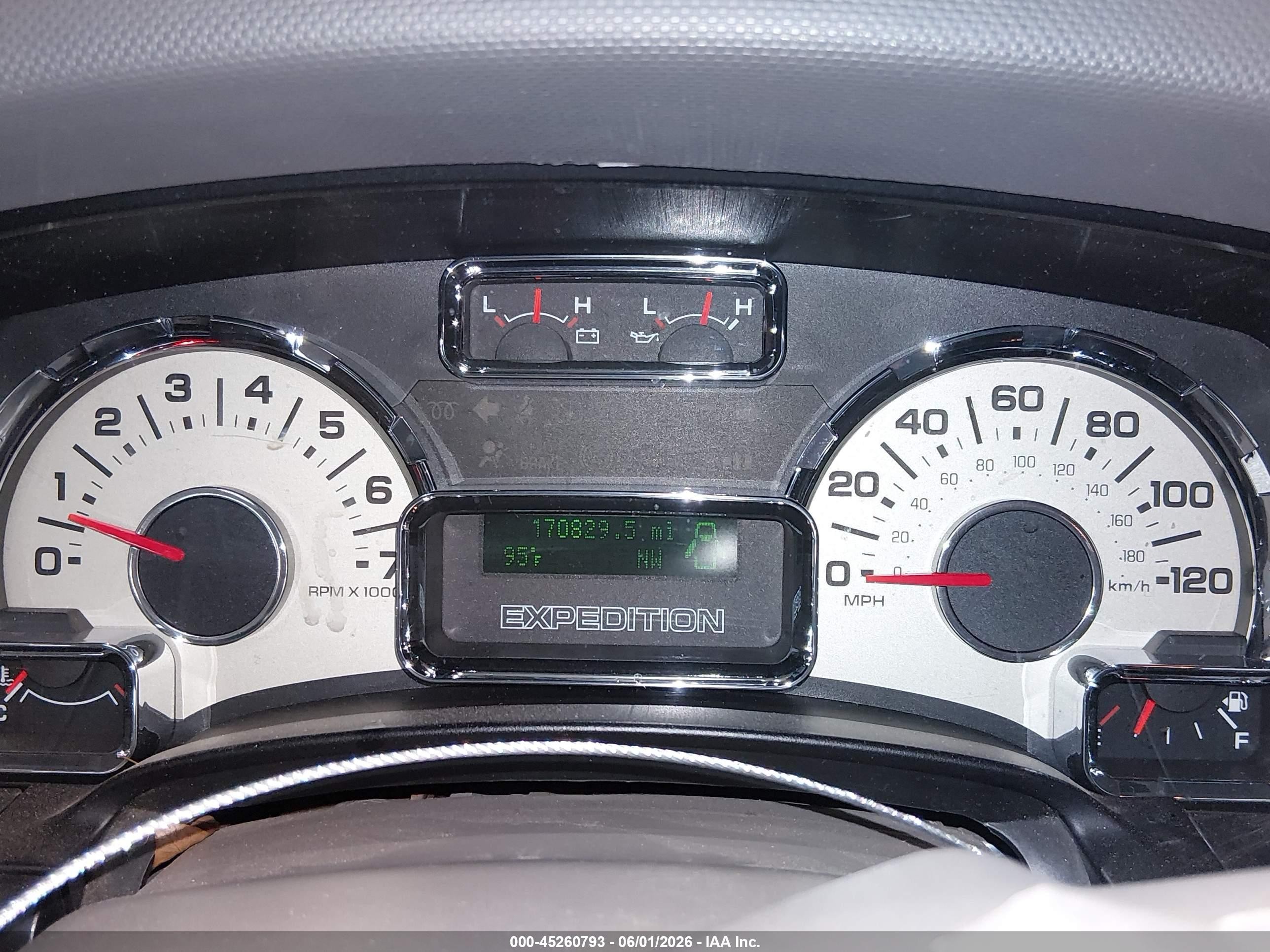 2014 Ford Expedition El Xl Gray vin: 1FMJK1G52EEF59660
