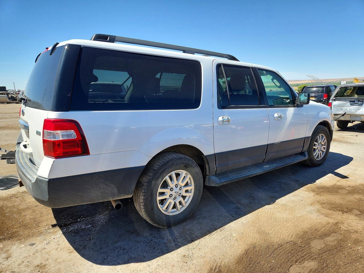 2014 Ford Expedition El Xl White vin: 1FMJK1G57EEF52557