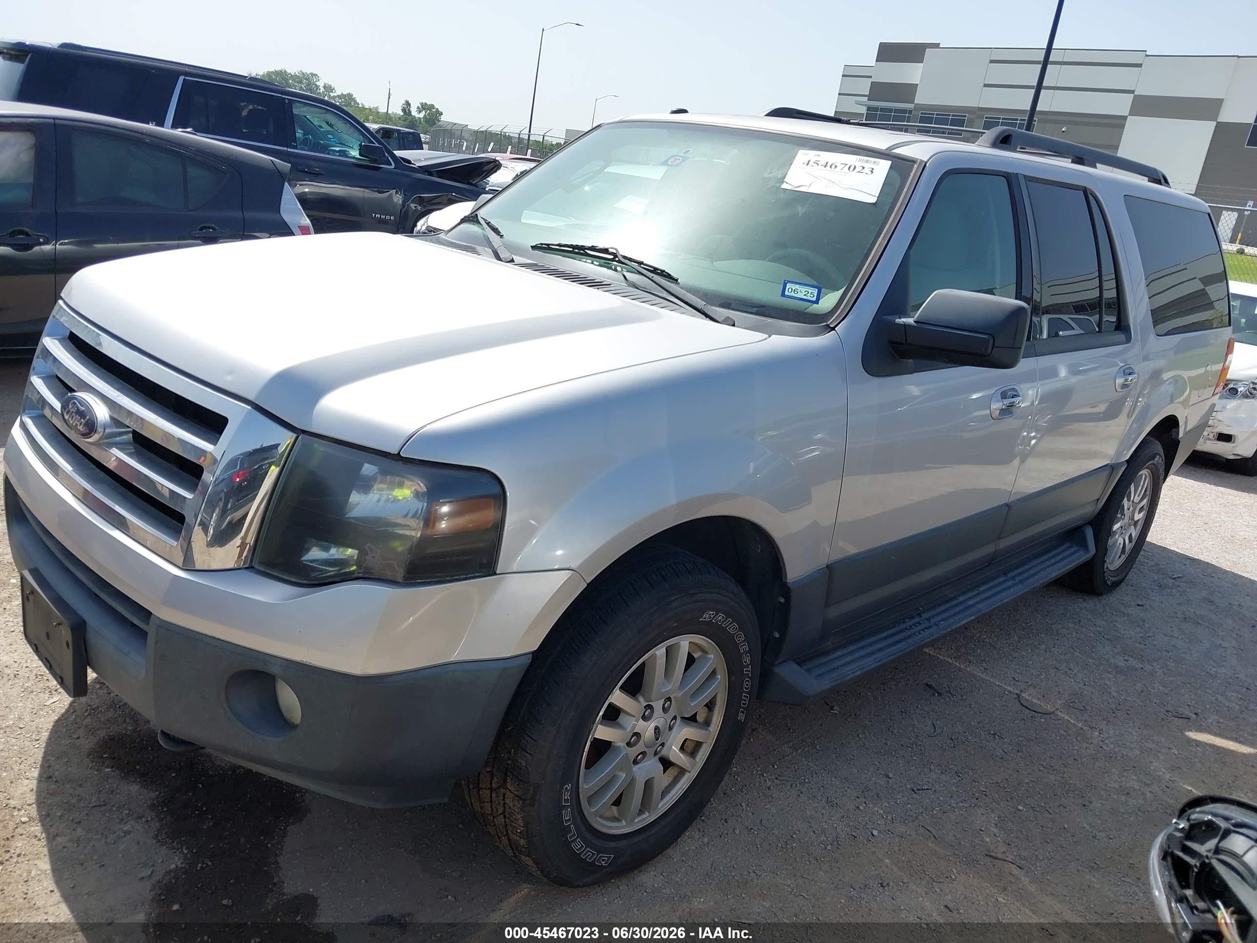 2011 Ford Expedition El Xl Silver vin: 1FMJK1G5XBEF47610