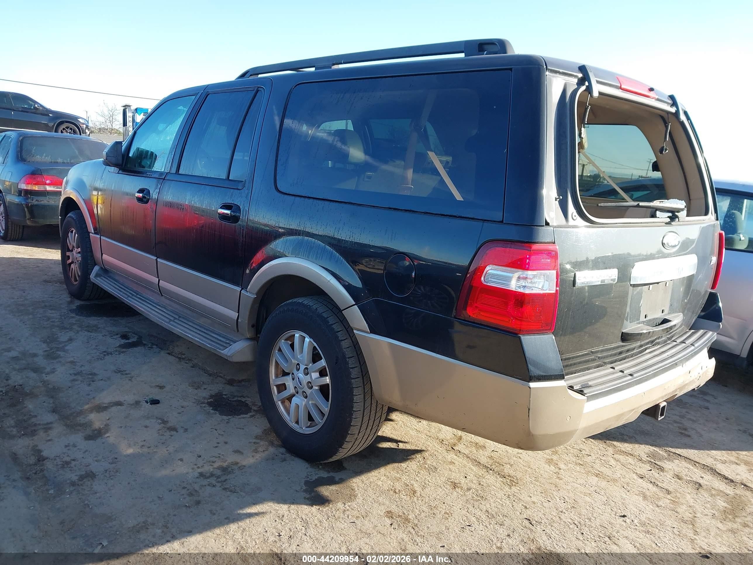 2011 Ford Expedition El Xlt Black vin: 1FMJK1H50BEF04473