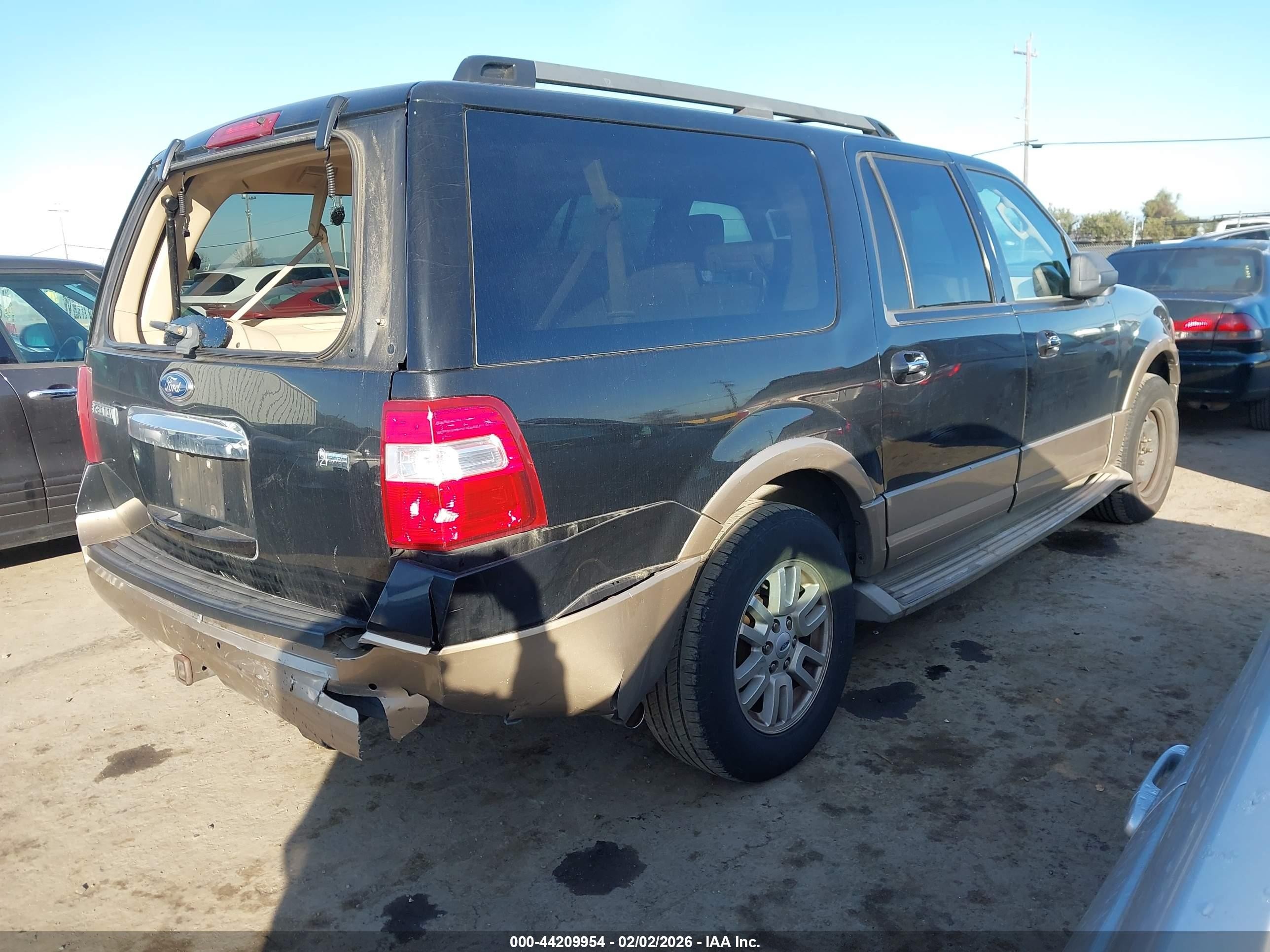 2011 Ford Expedition El Xlt Black vin: 1FMJK1H50BEF04473