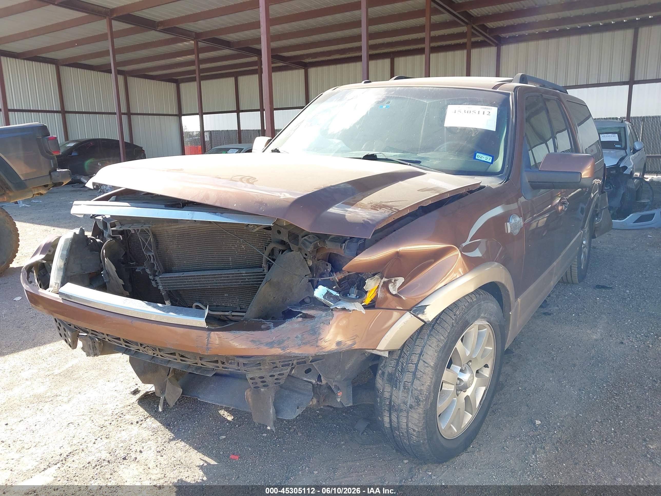 2011 Ford Expedition El King Ranch Brown vin: 1FMJK1H50BEF42558