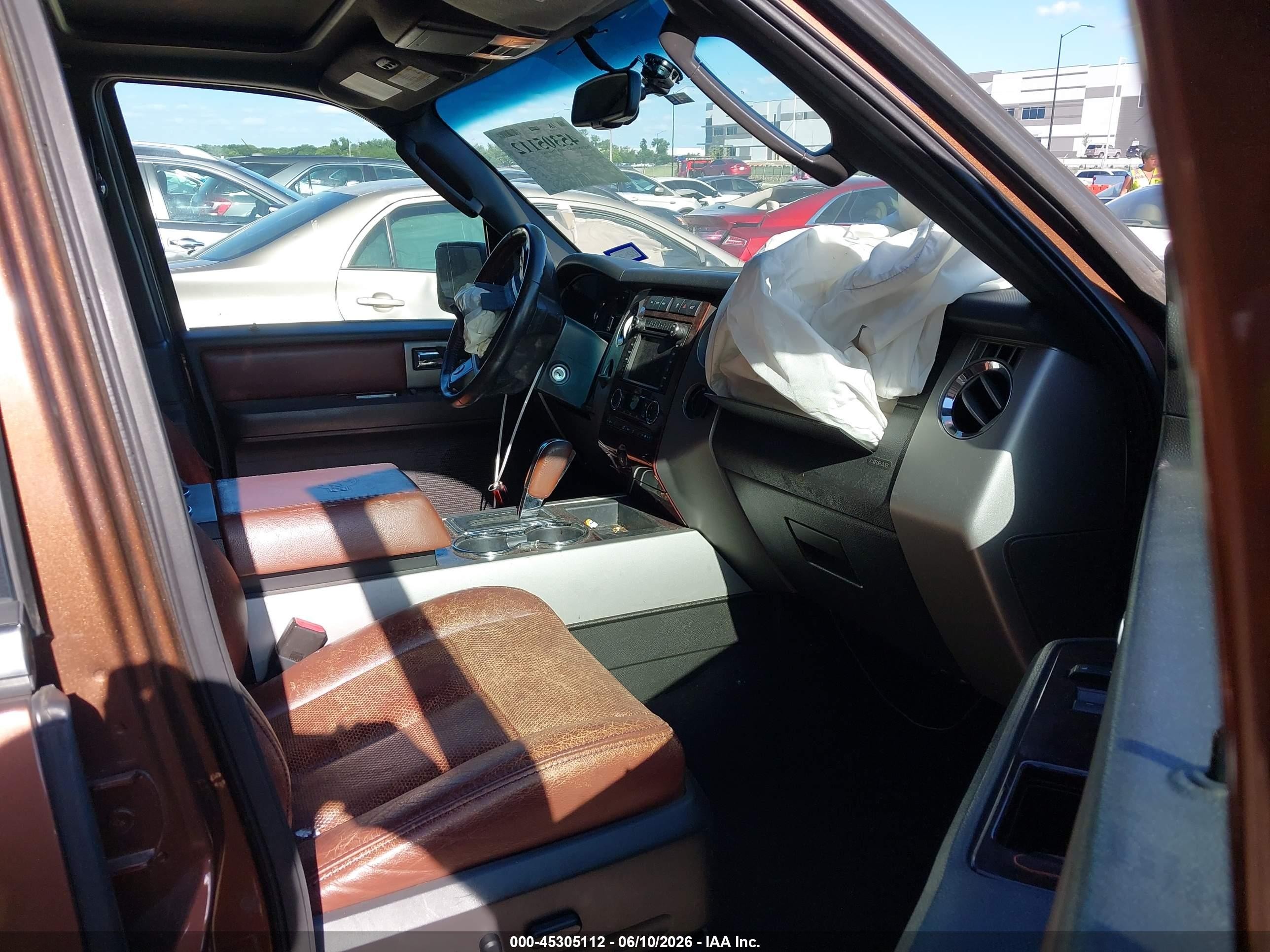 2011 Ford Expedition El King Ranch Brown vin: 1FMJK1H50BEF42558