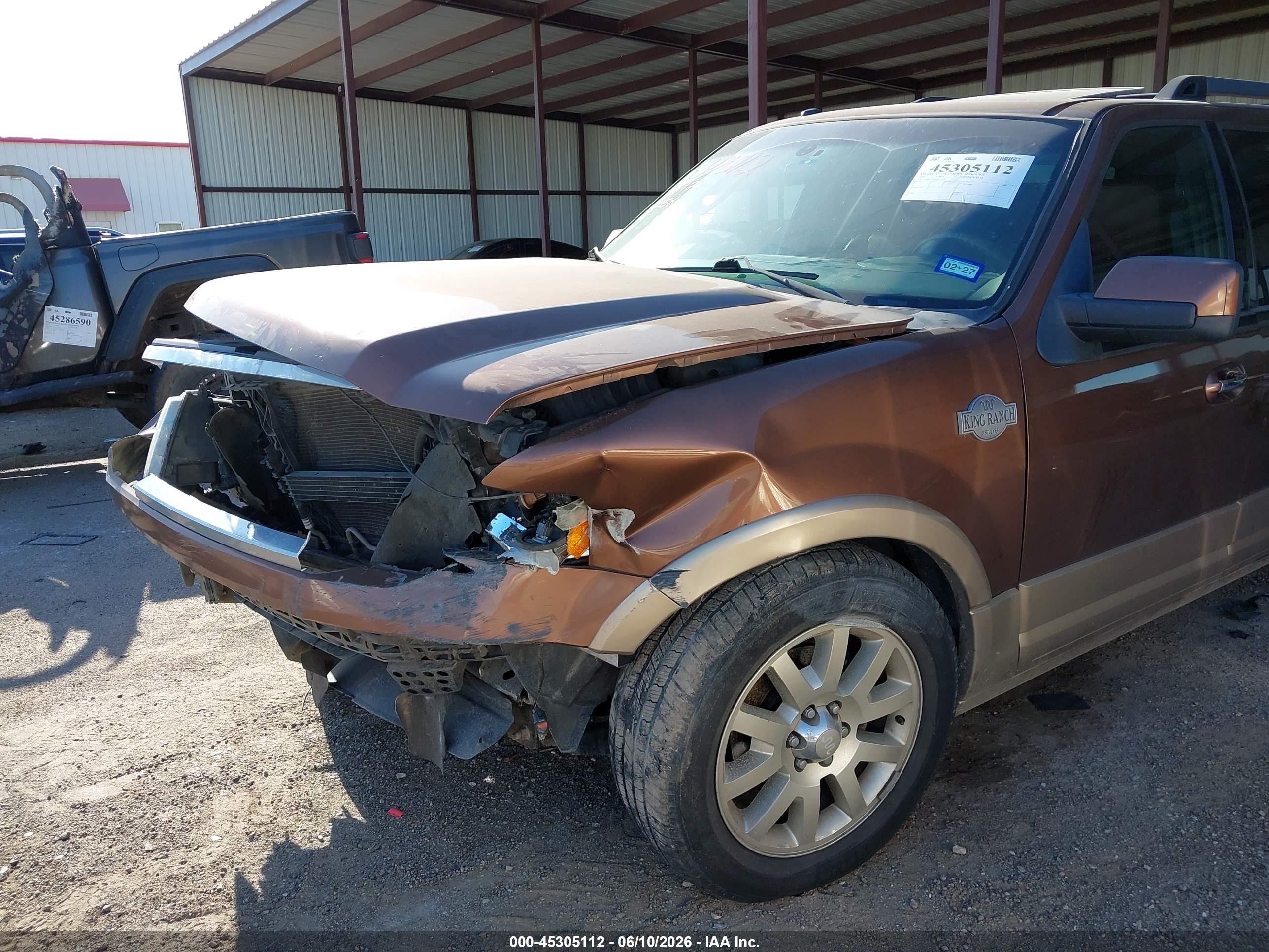 2011 Ford Expedition El King Ranch Brown vin: 1FMJK1H50BEF42558