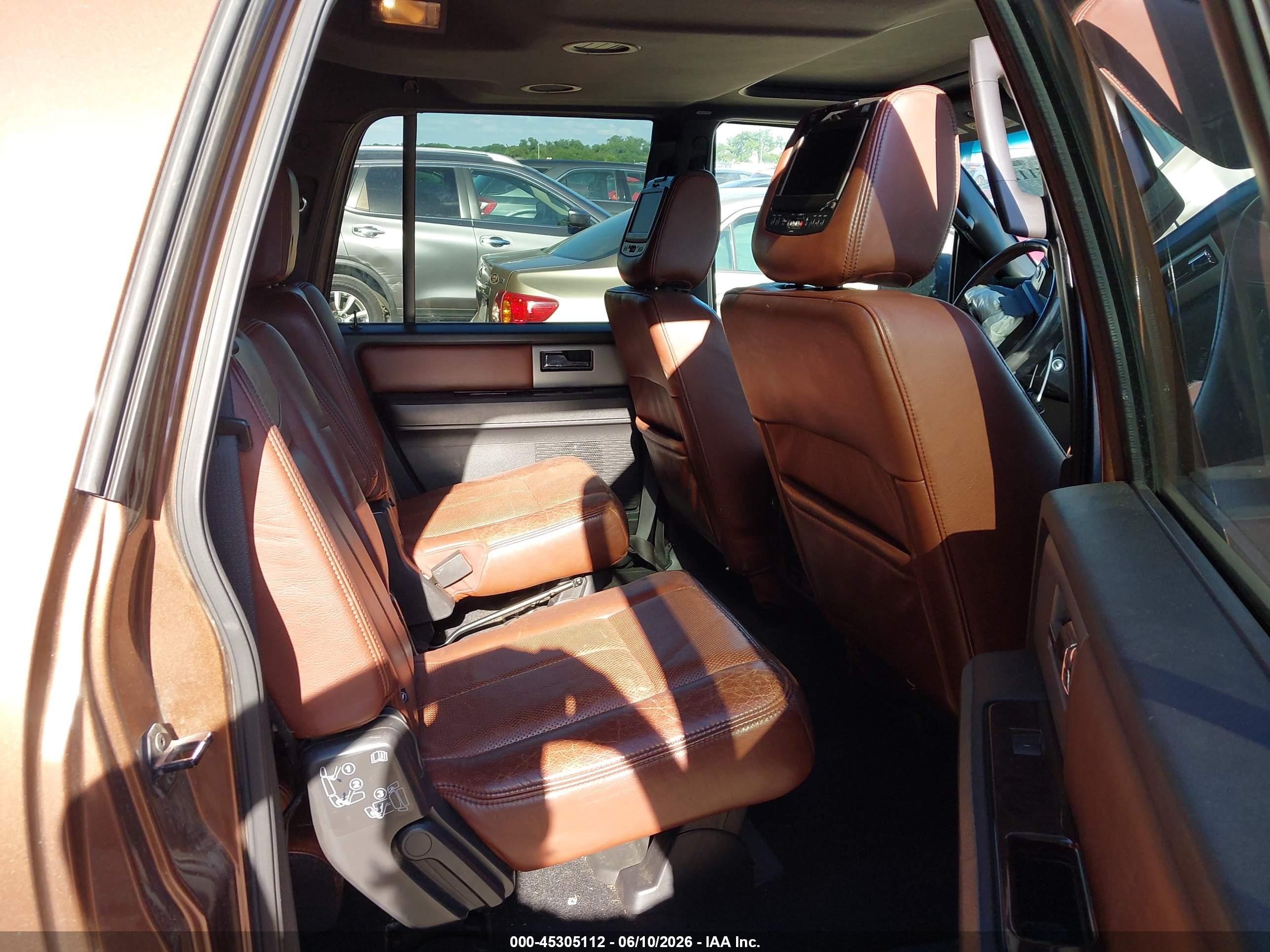 2011 Ford Expedition El King Ranch Brown vin: 1FMJK1H50BEF42558